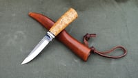 Image 18 of Puukko knife, D2 steel, convex grind
