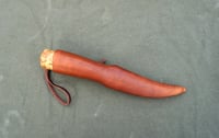 Image 19 of Puukko knife, D2 steel, convex grind