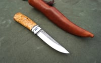 Image 22 of Puukko knife, D2 steel, convex grind
