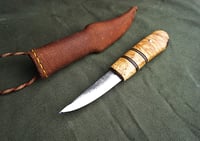 Image 3 of Sloyd wood carving knife, 26c3 carbon steel blade
