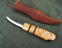 Image 4 of Sloyd wood carving knife, 26c3 carbon steel blade