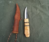 Image 6 of Sloyd wood carving knife, 26c3 carbon steel blade