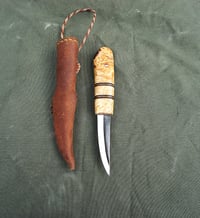Image 7 of Sloyd wood carving knife, 26c3 carbon steel blade