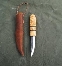 Image 8 of Sloyd wood carving knife, 26c3 carbon steel blade