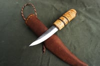 Image 10 of Sloyd wood carving knife, 26c3 carbon steel blade