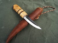 Image 11 of Sloyd wood carving knife, 26c3 carbon steel blade