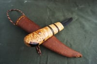Image 12 of Sloyd wood carving knife, 26c3 carbon steel blade