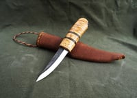 Image 1 of Sloyd wood carving knife, 26c3 carbon steel blade