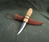 Image 14 of Sloyd wood carving knife, 26c3 carbon steel blade