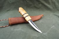 Image 16 of Sloyd wood carving knife, 26c3 carbon steel blade