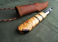 Image 20 of Sloyd wood carving knife, 26c3 carbon steel blade