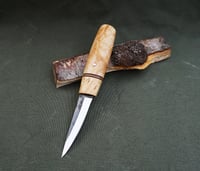 Image 13 of Wood carving knife, 26c3 carbon steel blade