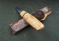 Image 14 of Wood carving knife, 26c3 carbon steel blade