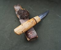 Image 15 of Wood carving knife, 26c3 carbon steel blade
