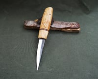 Image 18 of Wood carving knife, 26c3 carbon steel blade