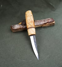 Image 19 of Wood carving knife, 26c3 carbon steel blade