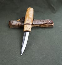 Image 1 of Wood carving knife, 26c3 carbon steel blade