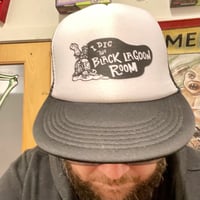 Image 2 of I DIG The BLACK LAGOON ROOM Flat Brim Trucker Hat
