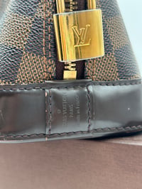 Image 8 of Louis Vuitton Alma BB Damier Ebene Canvas Bag