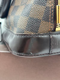 Image 7 of Louis Vuitton Alma BB Damier Ebene Canvas Bag