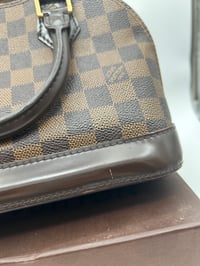 Image 11 of Louis Vuitton Alma BB Damier Ebene Canvas Bag