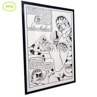 Image 4 of The Terror of the Moldy Shore | Framed Original Comic Pages 1 - 5