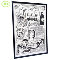 Image 1 of The Terror of the Moldy Shore | Framed Original Comic Pages 1 - 5