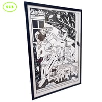 Image 3 of The Terror of the Moldy Shore | Framed Original Comic Pages 11 - 13