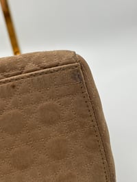 Image 15 of Christian Dior Lady Dior Beige Nylon Top Handle Bag