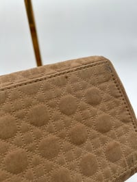 Image 14 of Christian Dior Lady Dior Beige Nylon Top Handle Bag