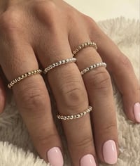 Image 1 of Beaded stretch rings 