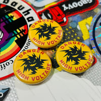 "HIGH VOLTAGE" Mini Button
