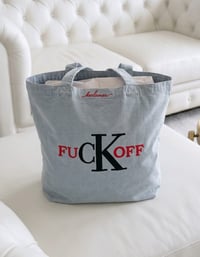 Image 1 of Fck off parody bag