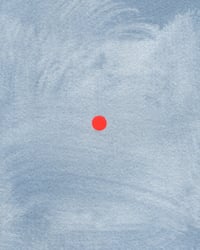 Image 1 of Tu Sei Qui, Qui Rojo - Original cyanotype | PICA
