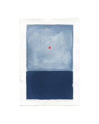 Image 2 of Tu Sei Qui, Qui Rojo - Original cyanotype | PICA