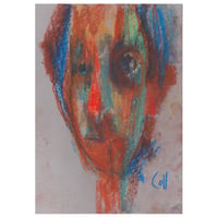 Image 1 of Worn - Sketchbook Drawing in Soft Pastels on Paper 