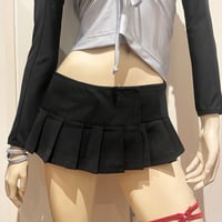 Image 2 of SEXXXY pleated low rise mini ˚₊‧꒰ა ☆ ໒꒱ ‧₊˚