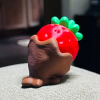 Image 5 of 3D Printed Strawberry Chocolate Clicker /Fidget Toy | Sweet Treat Desk Toy | Strawberry Lover Gift
