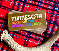 Image 2 of Minnesota Home of the Best People on Earth-vinyl weatherproof sticker