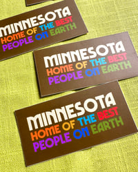 Image 4 of Minnesota Home of the Best People on Earth-vinyl weatherproof sticker