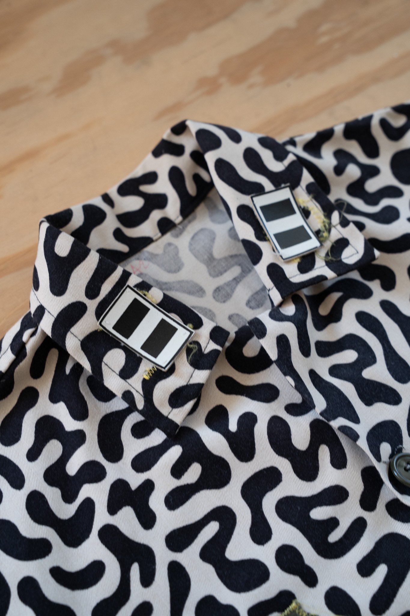 Image of Vintage South Korean Amoeba Camouflage Field Shirt