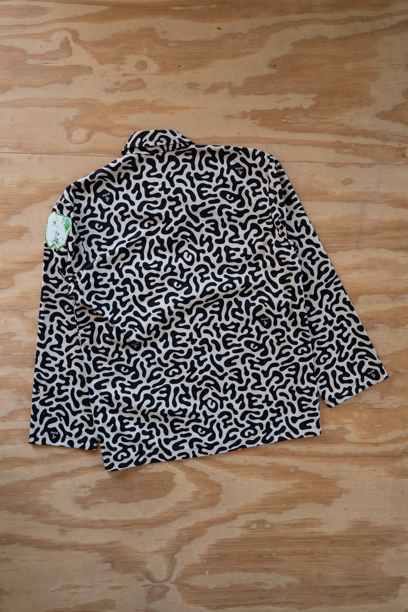 Image of Vintage South Korean Amoeba Camouflage Field Shirt