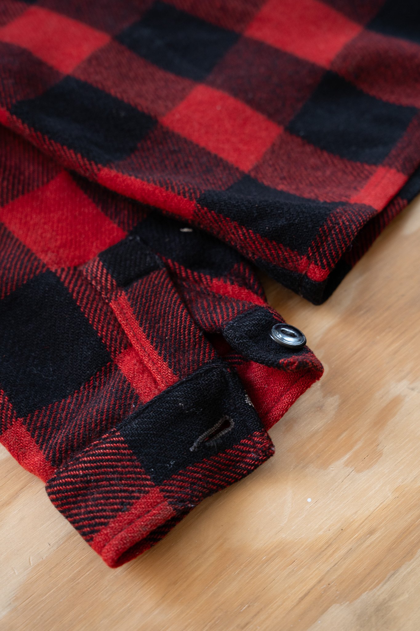 Image of Vintage Buffalo Plaid Wool Hunting Jacket