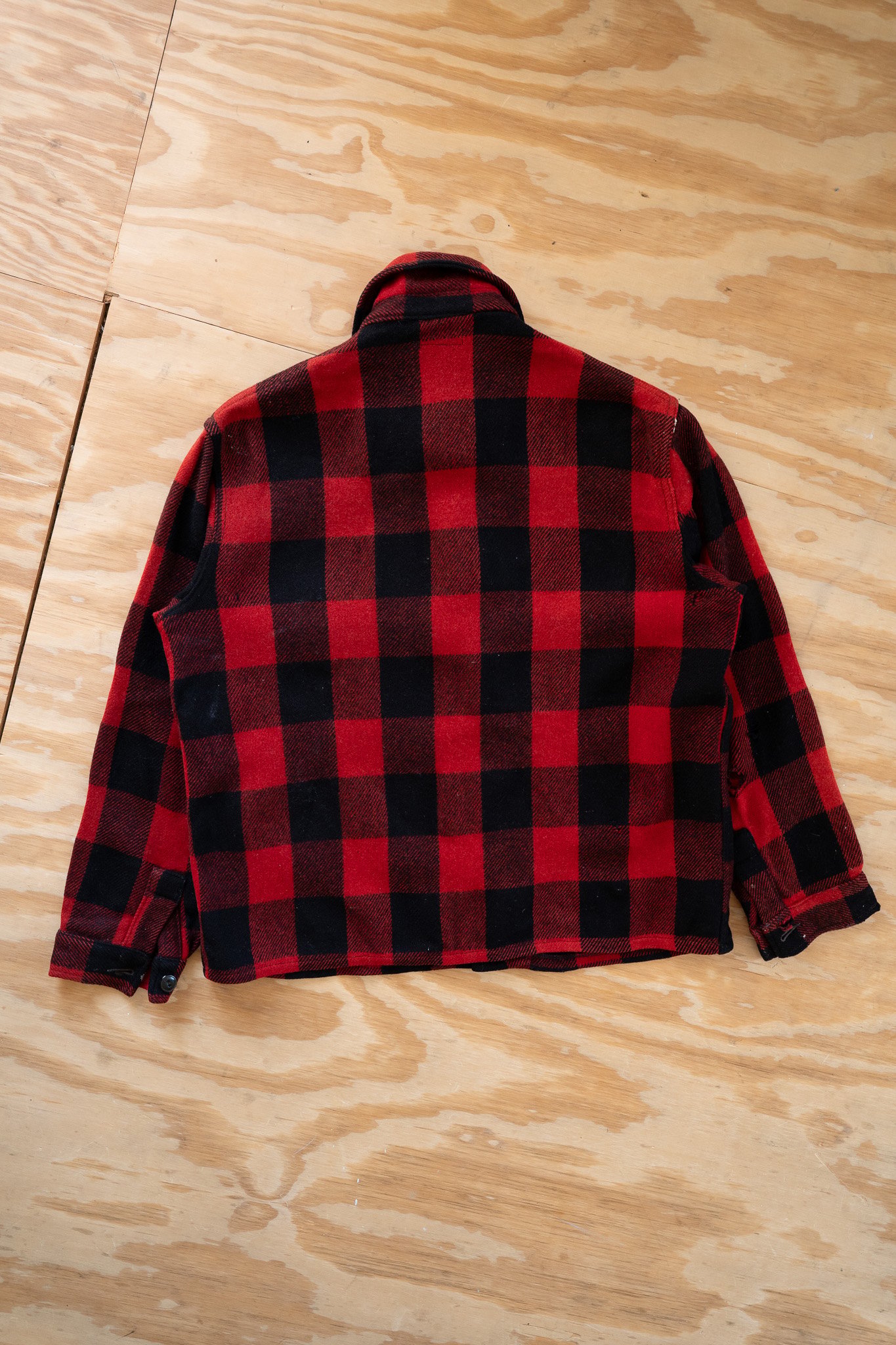 Image of Vintage Buffalo Plaid Wool Hunting Jacket