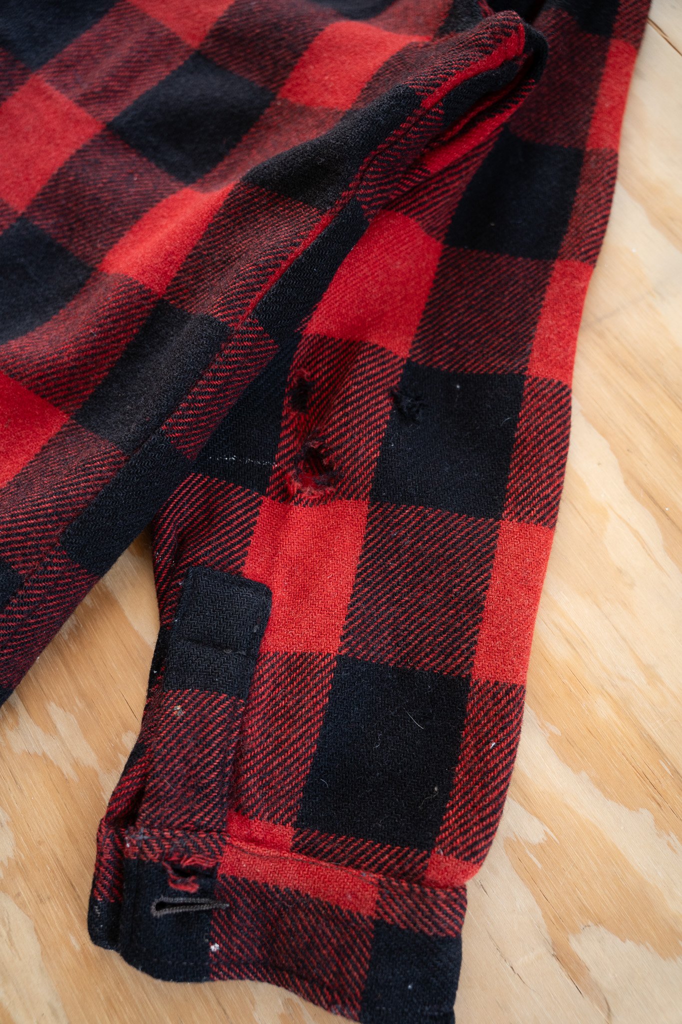 Image of Vintage Buffalo Plaid Wool Hunting Jacket