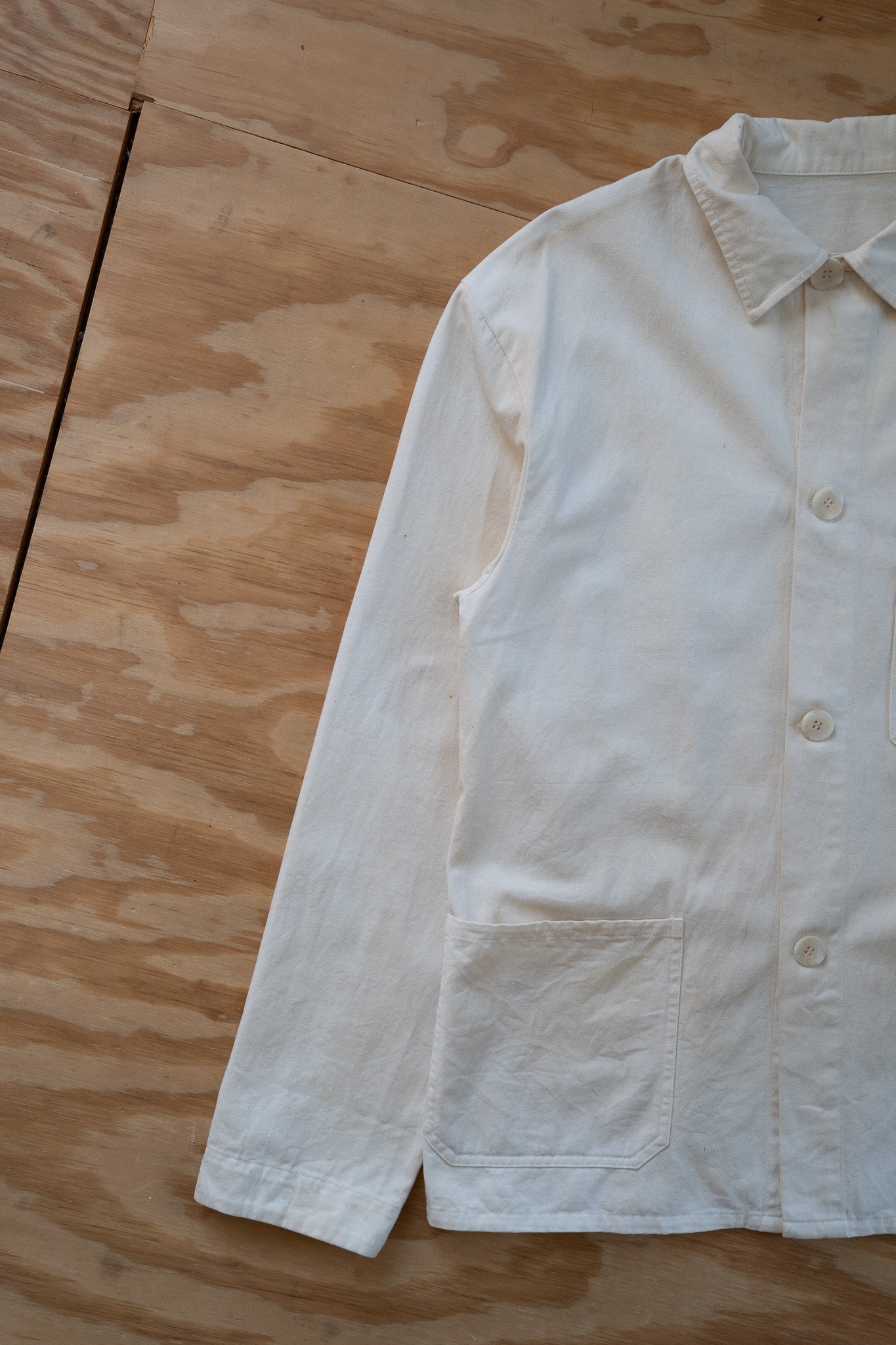 Image of (SAMPLE) Scarf Brothers Tea-Dyed Antique Chore Jacket