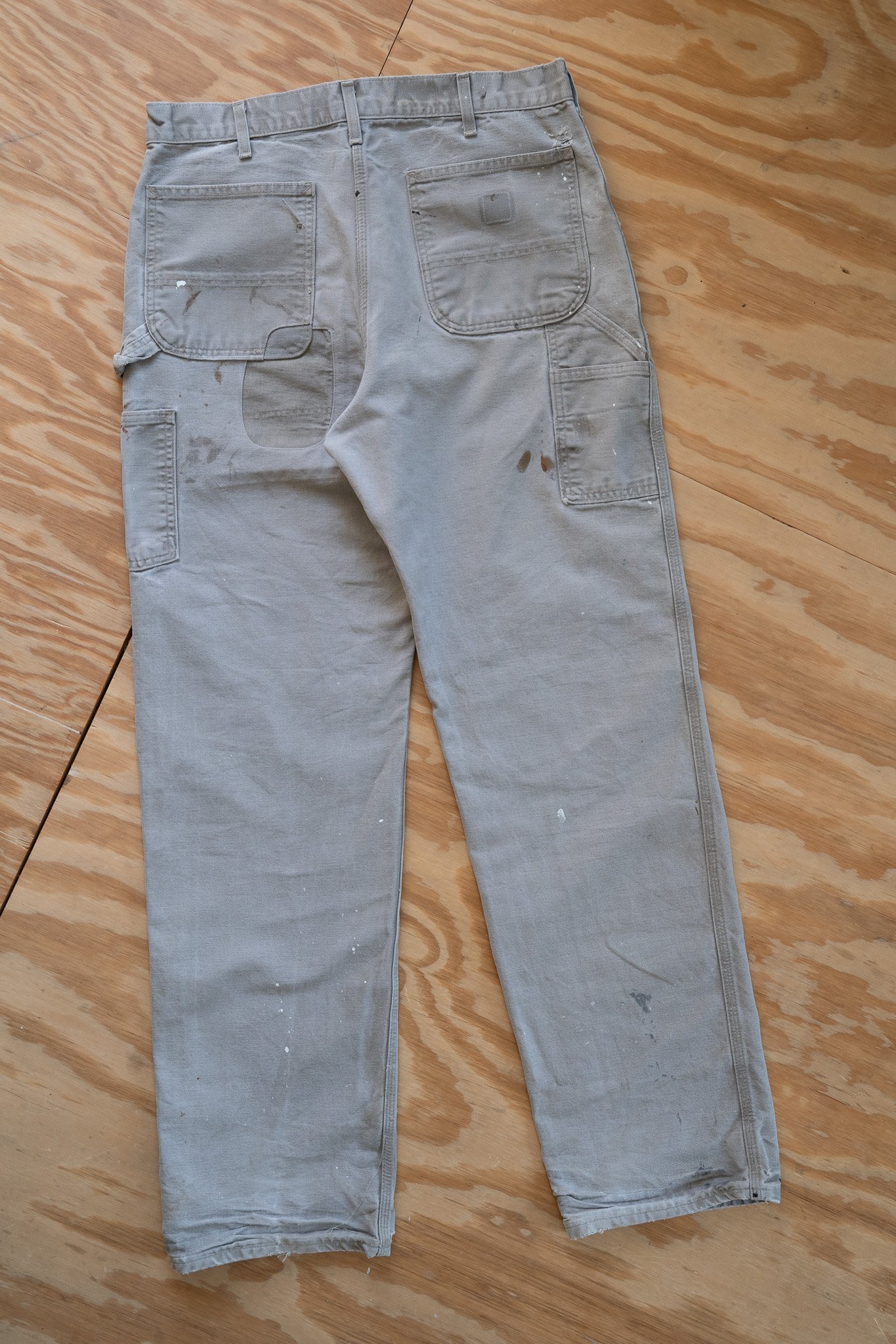 Image of (Sample) Vintage Repaired Painter's Duck Canvas Carpenter Pants