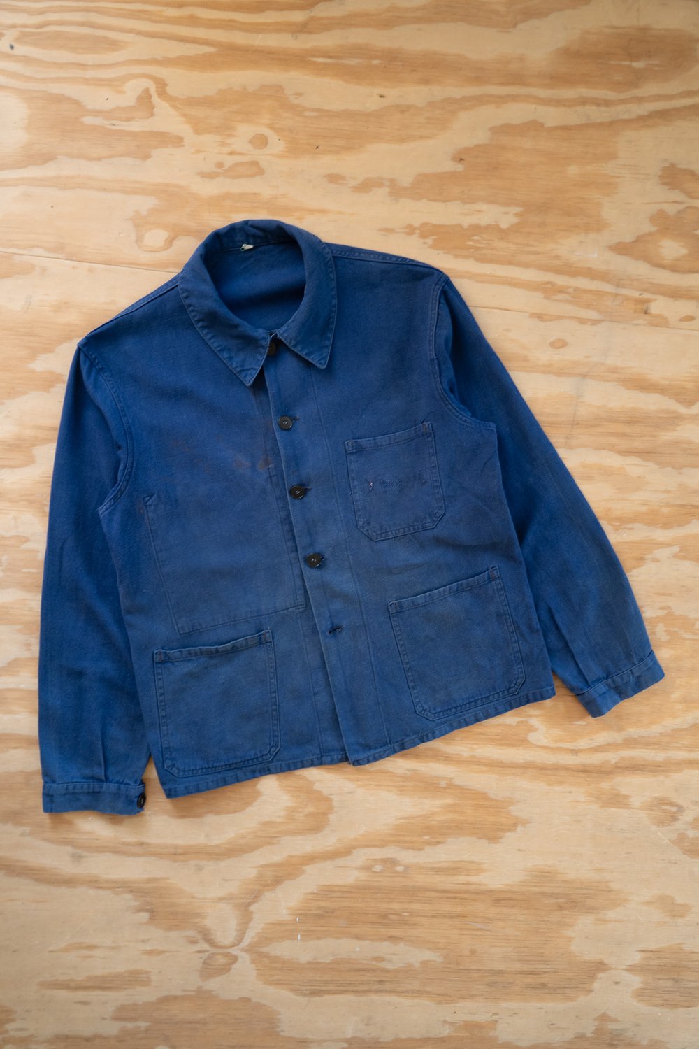 Image of Vintage French Indigo Chore Jacket | Bleu de Travail