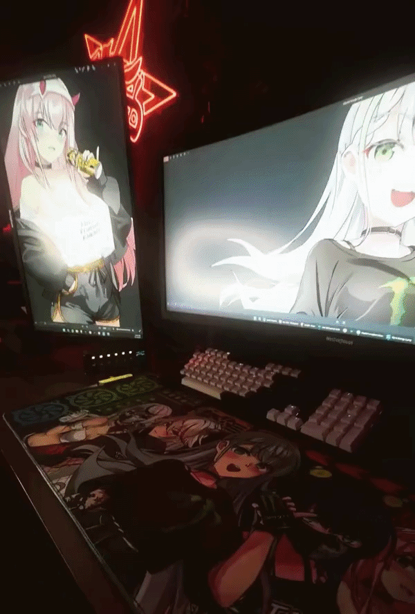 Image of RGB Energy Drink Girls Mouse Pad
