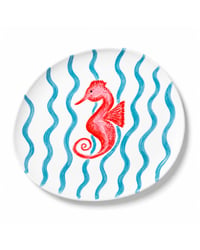 Amalfi Seahorse Plate
